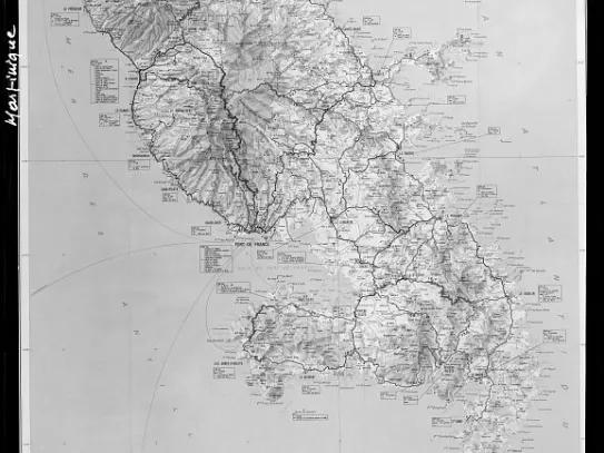 Carte de la Martinique